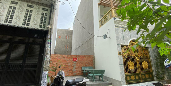 Bán đất quận Tân Bình 5m×18m HẺM XE HƠI THÔNG 1 TRỤC VỚI MẶT TIỀN 