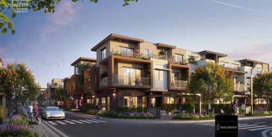 Nhà Phố Căn Góc 2 Mặt Tiền, Phân khu Canaria Izumi city Nam Long. chiết khấu cao