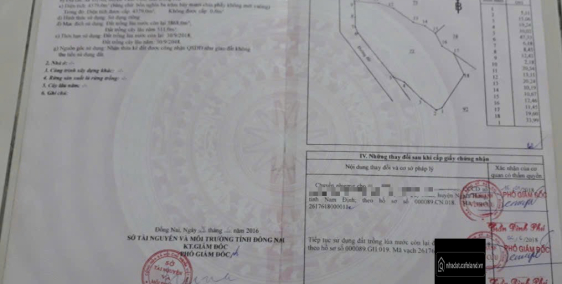 6.057m2, có 300 thổ cư, 225m mặt đường  view sông Trị An, Vĩnh Cửu
