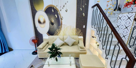  NHÀ MỚI ĐẸP THỐNG NHẤT GV - HẺM CHUẨN 3M - 2 TẦNG 3PN 2WC - 3.3x12.2 NỞ HẬU