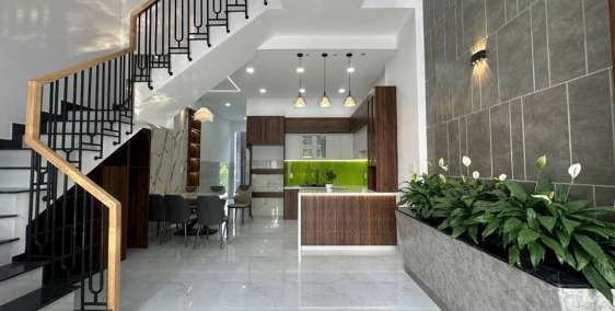 bán nhà full nội thất, 1T, 1 lầu gồm 3PN, nhà mới sang, xịn, SHR hoàn công.