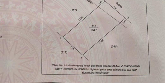 Cần bán lô đất đẹp ngõ đường Trần Trùng Quang, vị trí cạnh dự án Entiz