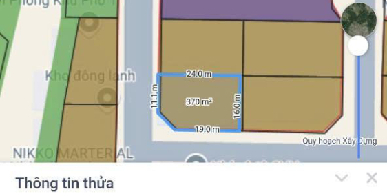 QUẬN 12 - BÁN LÔ ĐẤT GÓC KHU BIỆT THỰ THẠNH XUÂN DT 16x24m