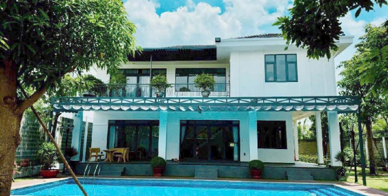 HÓC MÔN, BÁN BIỆT THỰ SÂN VƯỜN NHỊ BÌNH, CÓ HỒ BƠI, CHỈ 20.8 TỶ