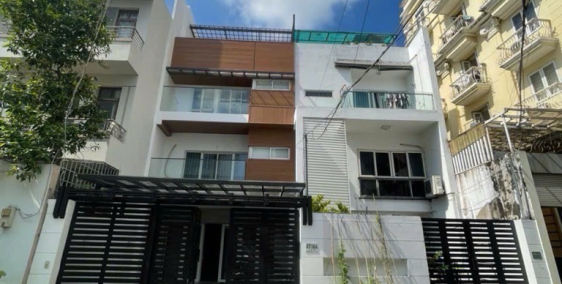 Mặt tiền sông 90m2 - Giá 11.2 tỷ - Ngang 5m - 4PN - Đường D5A, Q7