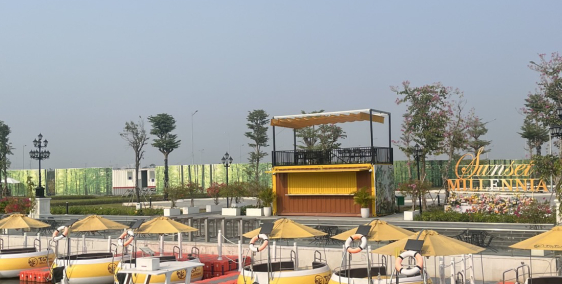 90m2 - Giá 6.73 tỷ - Ngang 5m - 4 tầng 4PN4WC khu đô thị T&T Long Hậu