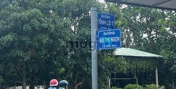 Căn hộ chung cư: 1176m2, mặt tiền đường Bùi Thị Ngọn, An Nhơn Tây, Củ Chi. Giá 6