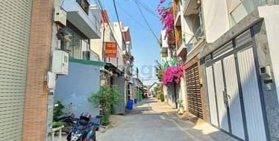 Bán nhà riêng: Bán nhà mặt tiền hẻm 30 Hoàng Hữu Nam, Long Thạnh Mỹ, Q9 - DT: 58