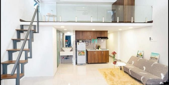 Nhà hàng - Khách sạn: Căn hộ có gác, ban công mới xây gần chợ Bình Tiên, quận 6