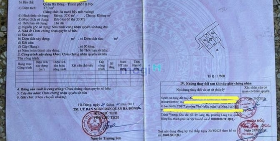 Bán biệt thự: 7.5 tỷ – Hà Đông – 37m², Ngõ Ô Tô, Nội Thất Đẹp – Khách Vừa Xem Đã