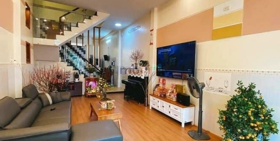 Bán nhà phố dự án: ĐỐI DIỆN HOA VIÊNNhà đẹp FULL NỘI THẤT KDC Bình Phú 4x16m 4