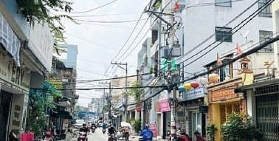 Bán biệt thự: Mặt tiền kinh doanh khu Bàu Cát F.11 Tân Bình 5 tầng - 4M x 19m