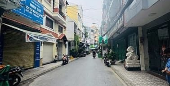 Bán biệt thự: Mặt tiền khu Bàu Cát gần chợ Hồng Lạc - 4 tầng - đường 10m