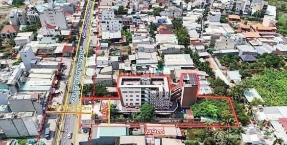 Bán tòa nhà MT Nguyễn Duy Trinh, TP Thủ Đức, DT 19 x99m, KC H 7T đang