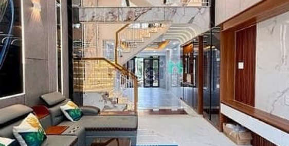 Bán nhà riêng: Nhà mới đường Thạnh Xuân 25, DT:4x17,5M, Lửng, 3Lầu, 4PN, Gara ô 