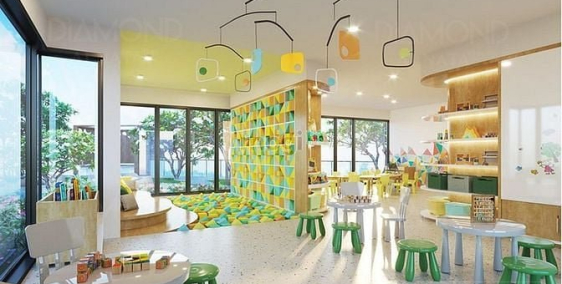 Bán căn hộ chung cư: Bán căn trệt trên không Diamond Alnata Plus Celadon City gi