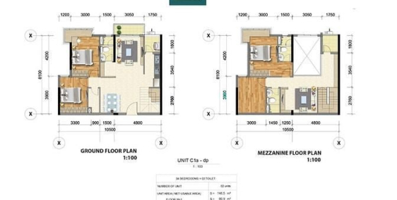 Bán căn hộ chung cư: Duy nhất căn Duplex 4PN 3WC Emerald 158m2  giá bán 6,3 tỷ  