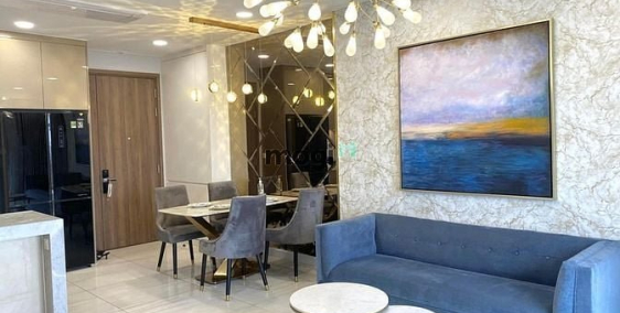 Bán căn hộ chung cư: Bán căn 2PN KINGDOM101 Block B nội thất đẹp giá 5.25 bao hế