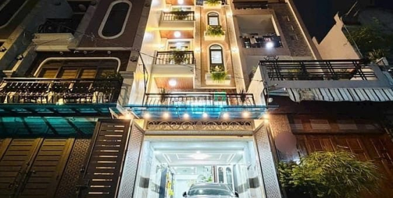 Bán nhà riêng: Bán nhà hẻm 6m thông 1 sẹc Nguyễn Tư Giản,P.12, 4 x 13 NH 5.8 giá