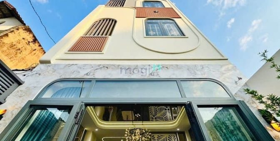 Bán nhà riêng: Bán nhà xây mới hẻm xe hơi Quang Trung, P.8, 4,1 x 14, giá 6.75 t