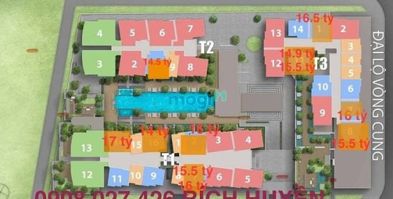 Bán căn hộ chung cư: Cập Nhật ổ Hàng 2PN The River Gía Đầu Tư T9/2025 (2PN-View 