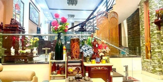 Bán nhà riêng:  Bán nhà Ung Văn Khiêm - ngang 5m, 124m2, 4 tầng - ô tô ngủ nhà