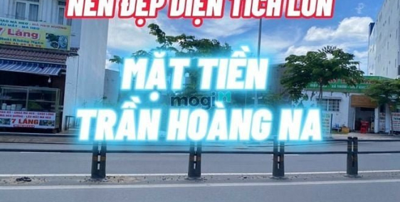 Bán đất thổ cư: Nền lớn gần 1 công đất mặt tiền Trần Hoàng Na đoạn KDC Hồng Phát