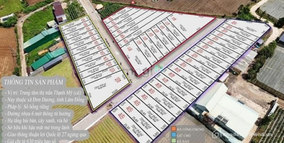 Bán đất thổ cư: Đất vùng ven Đà Lạt, khí hậu mát mẻ, giá rẻ 630tr