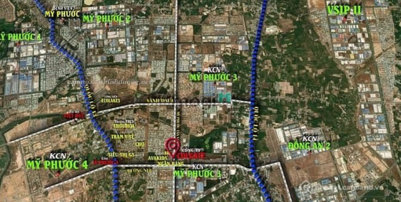 Bán đất thổ cư: Nhà Mỹ Phước 3 1 Trệt 3 Lầu, Sổ Sẵn, Đ/D Khu Công Nghiệp, MT DE1