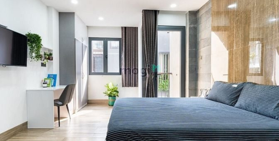 Căn hộ chung cư: Căn hộ Studio ngay Hàng Xanh, gần đại học Hutech, GTVT, UEF,...