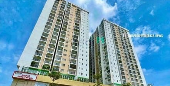 Căn hộ chung cư: Cho thuê căn hộ Oriental Plaza, DT 80m2, 2PN, có NT, giá 11.5tr