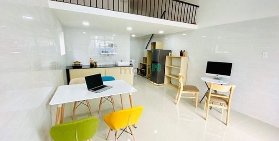 Căn hộ chung cư: Căn Hộ Duplex bancol máy giặt riêng ngay khu Bàu Cát - Tân Bình