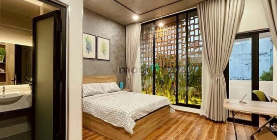 Căn hộ chung cư: Căn Hộ Studio thiết kế hiện đại, ban công Lý Chính Thắng