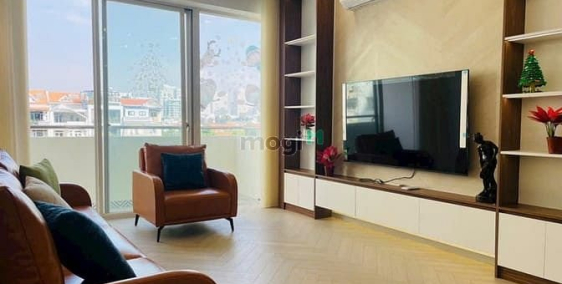 Căn hộ chung cư: Cho thuê CH Grandview PMH, Q7, 3 phòng ngủ, 118m², nhà đẹp