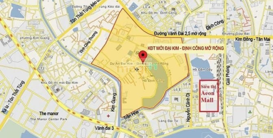 Nhượng suất đầu tư - LK 3.5 - Mặt quay ra vành đai - KĐT Định Công MR