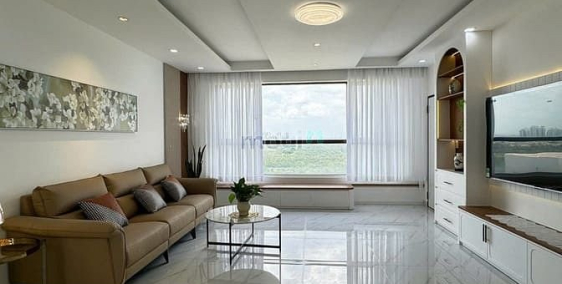 Căn hộ chung cư: Cần cho thuê căn hộ The Panorama view sông, sân vườn giá chỉ 50