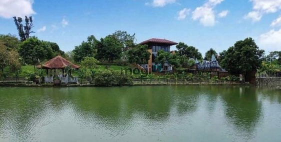 Bán đất nền dự án: Bán đất TT Hòa Lạc ngay ngã 3 gần ĐH Quốc Gia, view hồ kinh d