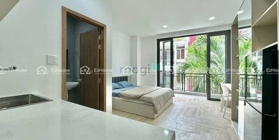Căn hộ chung cư: Cho Thuê Căn Studio Ban Công Full Nội Thất Gần Sân Bay Tân Sơn 