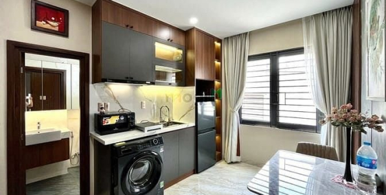 Căn hộ chung cư: Cho Thuê Căn Hộ Cao Cấp, 1PN 45m2, Gần Landmark81, Bason, Hàng