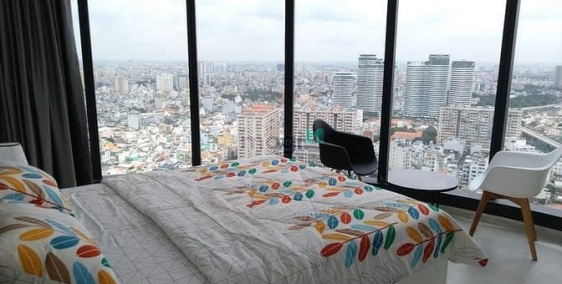 Căn hộ chung cư: Cho thuê 3PN vòng cung view Landmark đã trang bị đầy đủ nội th