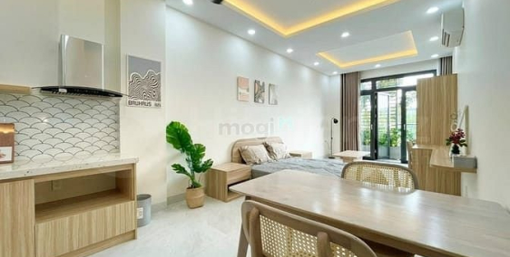 Căn hộ chung cư:  Căn Hộ Studio Ban Công Quận 2 - Full nội thất - Máy Giặt Riên