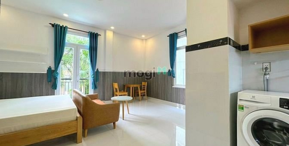 Căn hộ chung cư:  Căn Hộ Studio Ban Công - Máy giặt Riêng - Ngay Cầu Sài Gòn