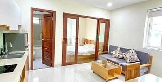 Căn hộ chung cư: Căn hộ chung cư mini 1 phòng ngủ hơn 40m2 cửa sổ ban công gần L