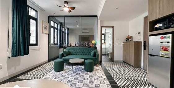 Căn hộ chung cư: Căn hộ 1 phòng ngủ cao cấp cửa sổ thoáng gần Chợ Bà Chiểu