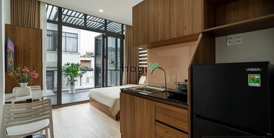 Căn hộ chung cư: Căn hộ 1 Phòng ngủ đầy đủ nội thất 40m2 BANCOL ngay Cống Quỳnh