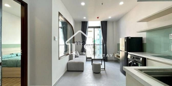 Căn hộ chung cư: Căn hộ 1 Phòng Ngủ+1 Phòng Khách đầy đủ nội thất gần Cao Thắng
