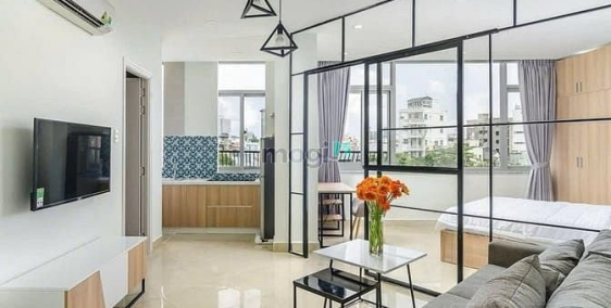 Căn hộ chung cư: Căn hộ 1 PHÒNG NGỦ BANCOL CỬA SỔ LỚN 40m2 gần cầu Công Lý Q3 
