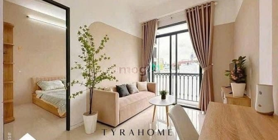 Căn hộ chung cư: Căn hộ 1 Phòng ngủ đầy đủ nội thất 40m2 BANCONG Điện Biên Phủ 