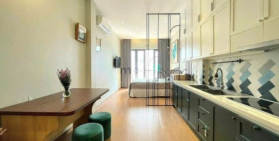 Căn hộ STUDIO_40m2_BANCOL đầy đủ nội thất gần Cầu Công Lý Q3