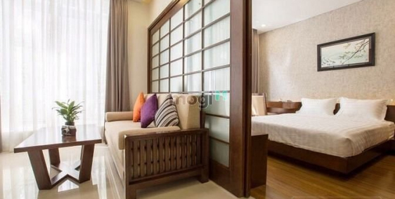 Căn hộ chung cư: Cho thuê căn hộ_1PN_Full nội thất_khu biệt thự saigon pearl_Gầ
